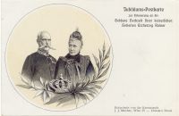 Jubiläumspostkarte Goldene Hochzeit Erzhzg. Rainer